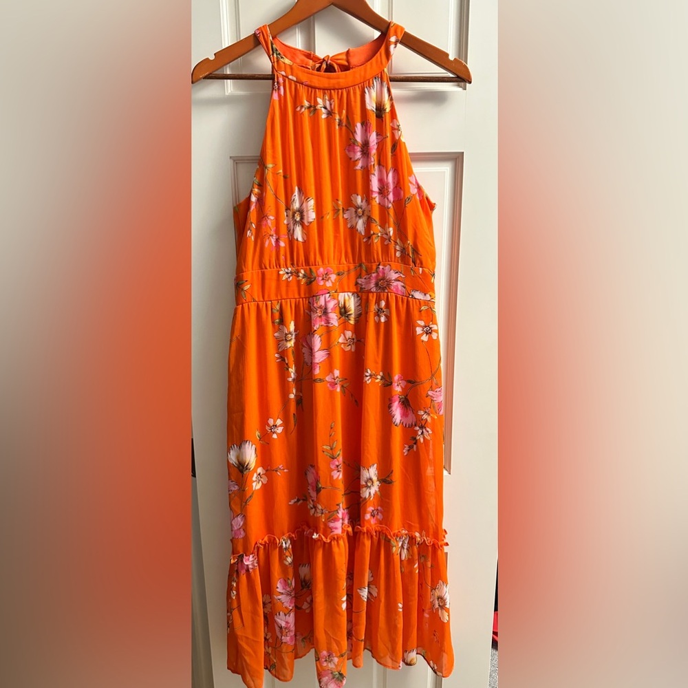 Orange Dress, size 8.